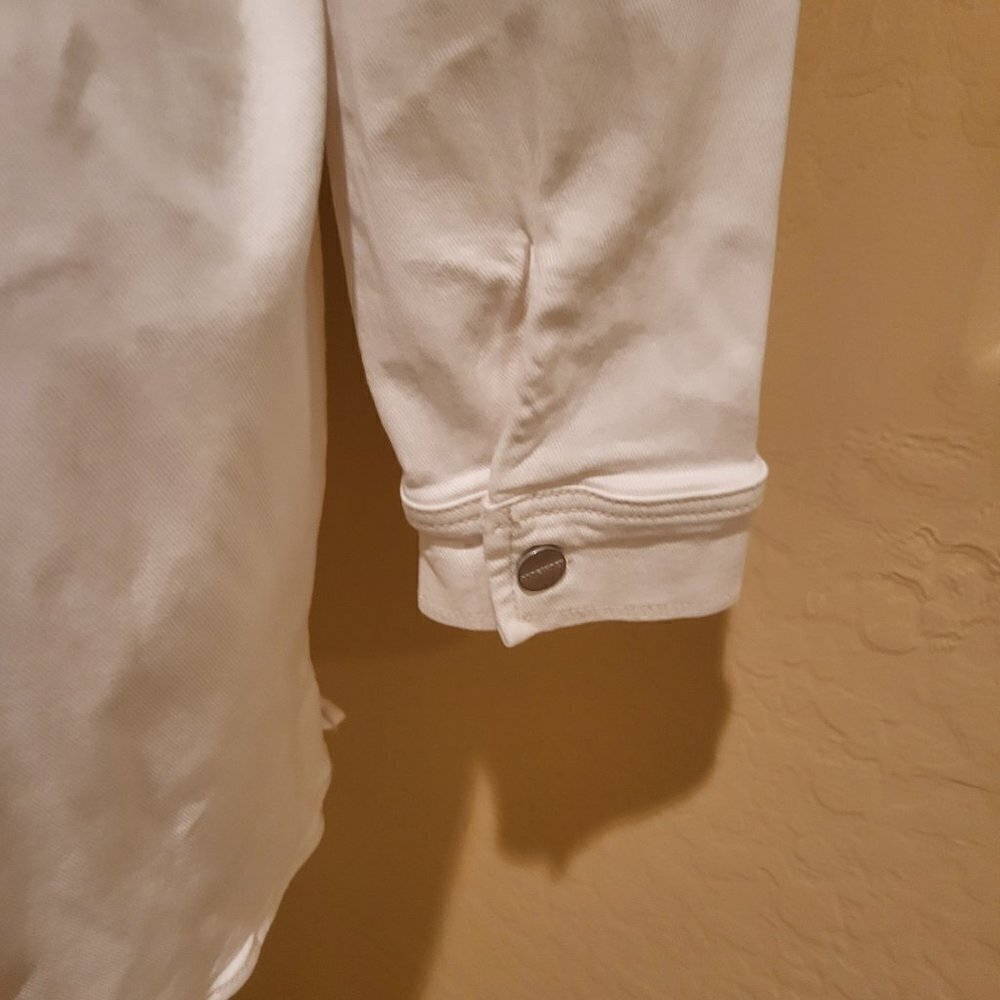 Sanctuary Jessa Tied Denim Jacket off white Size Medium New With Tags - Picture 9 of 11